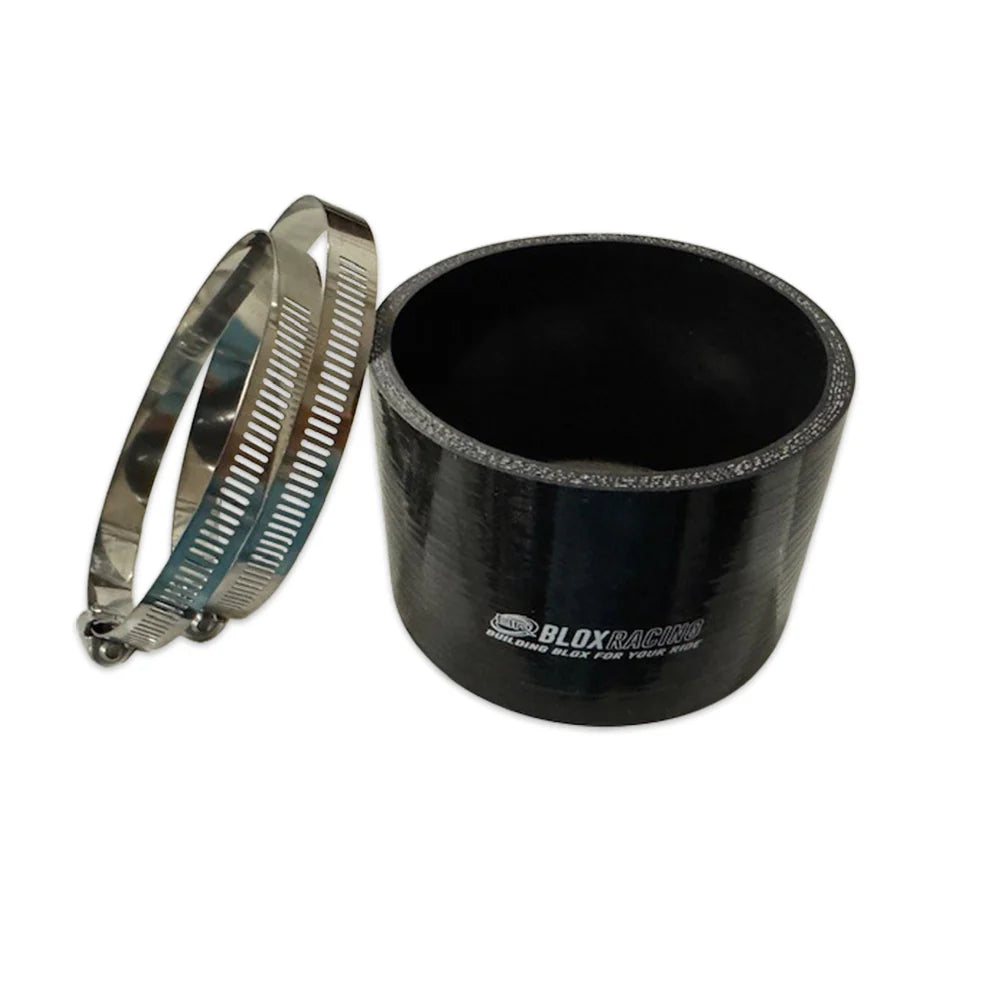 BLOX Racing Shorty Performance 5in Air Filter w/4in Velocity Stack and Coupler Kit